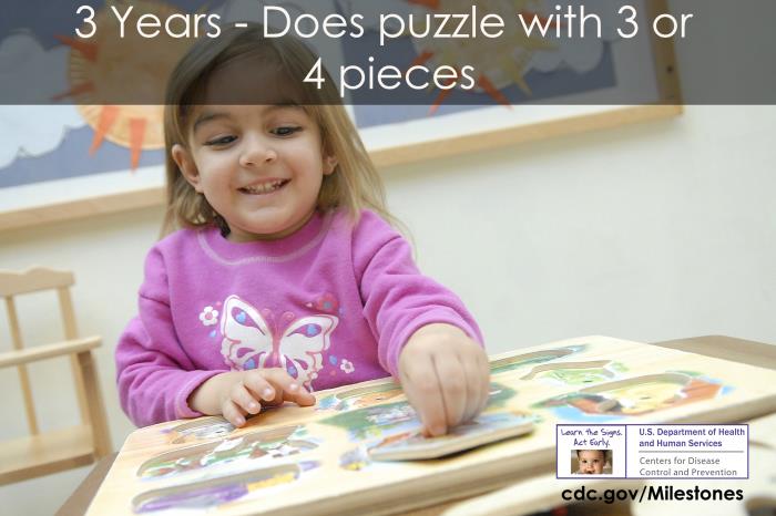 Does puzzles with 3 or 4 pieces