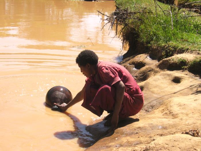 Unsafe drinking water in Ethiopia